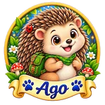 Ago Ago il Riccio, personaggio del Bosco Incantato